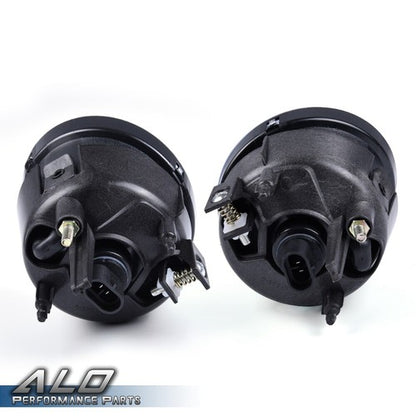 Solid Spare Fit For 04-15 Titan/05-07 Armada Clear Lens Front Fog Lights Lamps W/ Bulbs