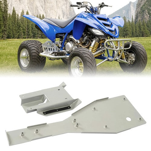 Solid Spare Full Chassis Glide & Swingarm Skid Plate For Yamaha Raptor 660 660R Rocker Guard