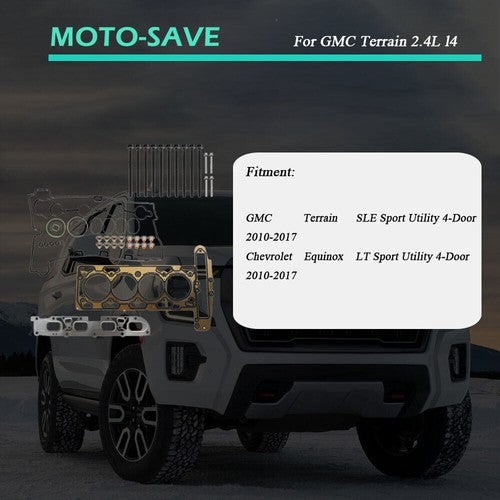 Solid Spare Head Gasket Bolts Set For 10-17 Chevrolet Equinox 12-17 Buick Verano 2.4L l4