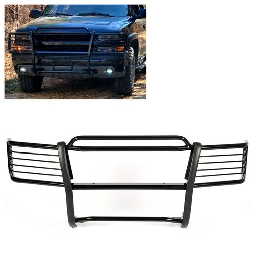 Solid Spare Bumper Grille Brush Guard For 99-02 Silverado 1500 & 00-06 Tahoe/Suburban/Yukon