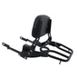 Solid Spare Backrest Sissy Bar w/ Luggage Rack For Bonneville T100 T120/Black 2016-24 US