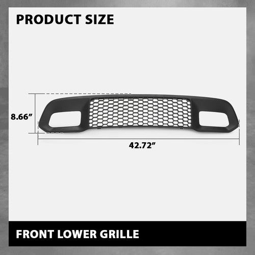 Solid Spare Front Lower Bumper Grille Grill Fit For 2017-2019 Jeep Grand Cherokee 68310773AB