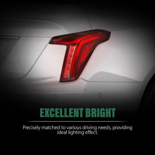 Solid Spare LED DRL Tail Light Fit For 2020-2025 Cadillac CT5 Rear Lamp Right Side RH