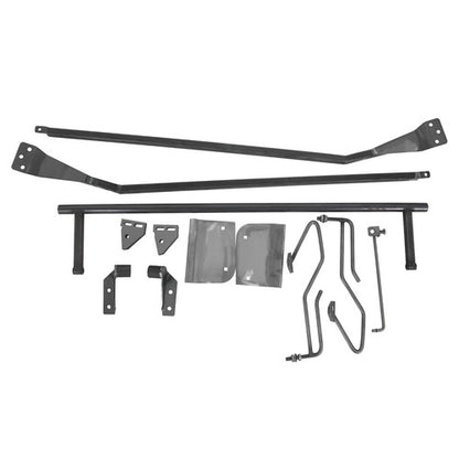 Solid Spare For 1953-1956 Ford F100 F-100 Hood flip Tilt Combo Kit Stainless Steel Rubber