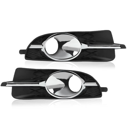 Solid Spare Bumper Fog Light Bezel Lamp Trim Fit For 2010-2013 Buick Lacrosse Left+Right