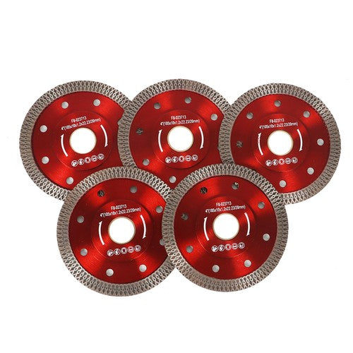 Solid Spare 4" Dry Wet Super Thin Diamond Porcelain Saw Blades Ceramic Cutting Disc Wheels