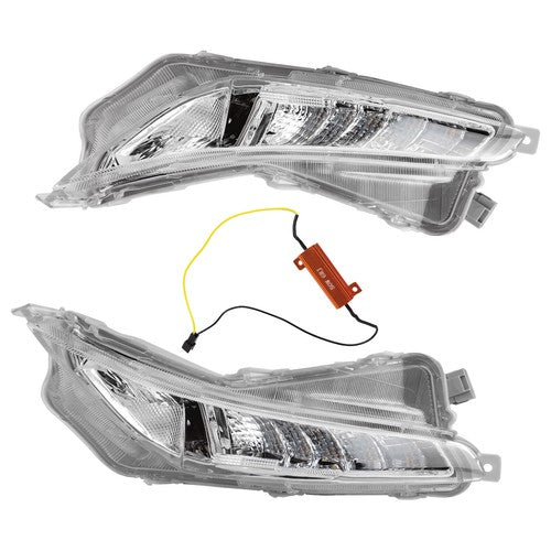 For 2015-2017 Toyota Camry XLE XSE LED Fog Light Sequential Turn Signal Lamp DRL
