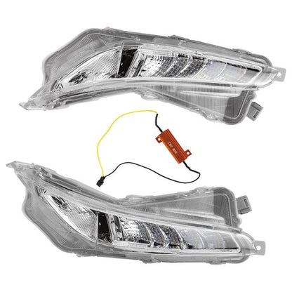 For 2015-2017 Toyota Camry XLE XSE LED Fog Light Sequential Turn Signal Lamp DRL