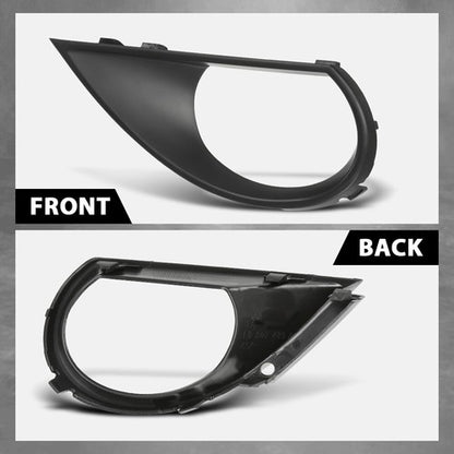 Solid Spare Fit For 2010-2015 Audi Q7 Front Bumper Fog Light Bezel Lamp Cover Left Side