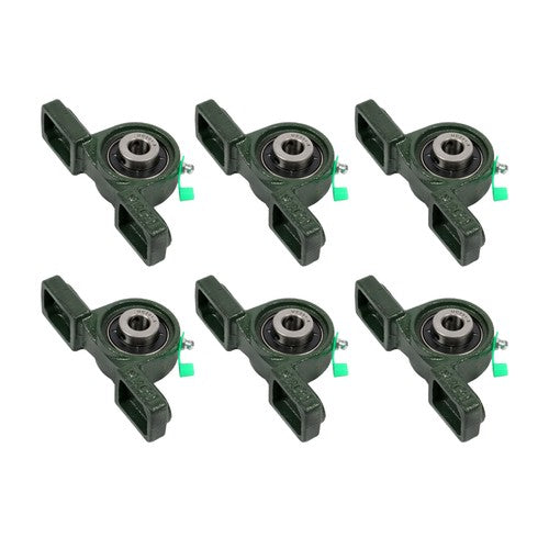 Solid Spare 6PCS UCP201-8 Pillow Block Bearing 1/2" Bore 2-Bolt Self-Aligning Solid Base
