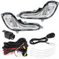 Solid Spare Front For Hyundai Accent 2012-2017 Bumper Fog Light Lamp Clear Lens w/Bulbs