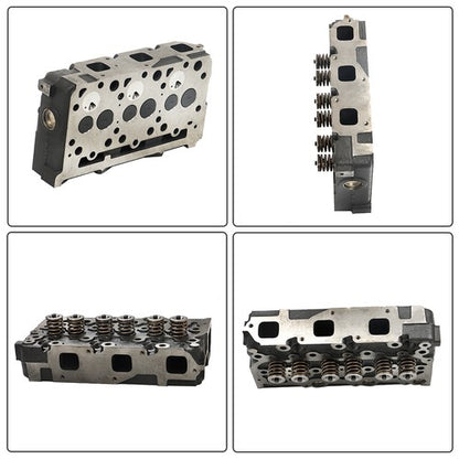 Solid Spare NEW For Kubota D1703 Engine Bobcat 238 325 Excavator Complete Cylinder Head Assy