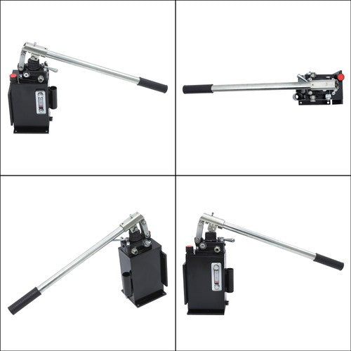 Solid Spare Hydraulic piston hand pump with valve for double acting cylinder 2.7 CID 3 Quart