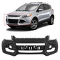 Solid Spare Front Bumper Cover Fascia Fit For 2013-2016 Ford Escape Black Plastic NEW