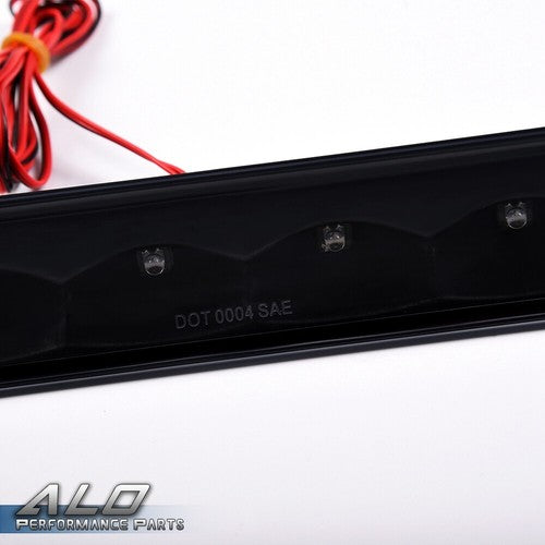 Solid Spare Truck Cap Topper LED Leer Century Are, Recessed 3rd Third Brake Light Lamp Smoke
