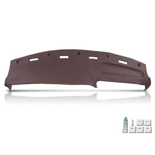 Solid Spare TPE Dash Board Cap Cover Overlay Red Fit For 1994-1997 Dodge Ram 1500 2500 3500