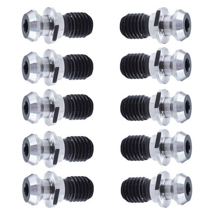 Solid Spare For Mazak Fadal HURCO Okuma CAT40 45??0.740"Coolant Pull Stud Retention Knob10pc