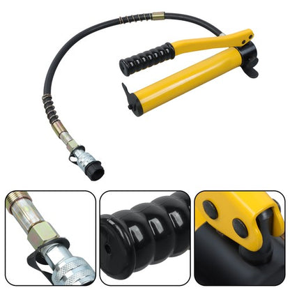 Solid Spare 10 Ton Hydraulic Porta Power Jack Air Pump Lift Ram Body Frame Repair Heavy Duty