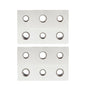 Solid Spare 1-2-3 123 Blocks With 11 Holes Precision 0.0002" Hardened Steel