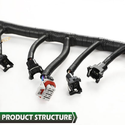Solid Spare Fit For DBC LS1 97-06 T56 Or Non-Electric Trans Standalone Wiring Harness