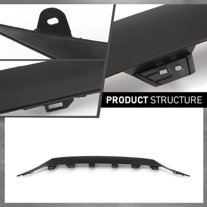 Solid Spare Front Bumper Grille Cover Trim Fit For 2020-2023 Toyota Highlander 52711-0E900