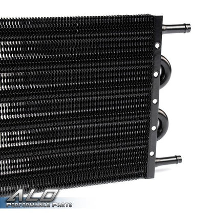 Solid Spare New Universal 6 Row 10AN Remote Transmission Oil Cooler Radiator Converter Kit