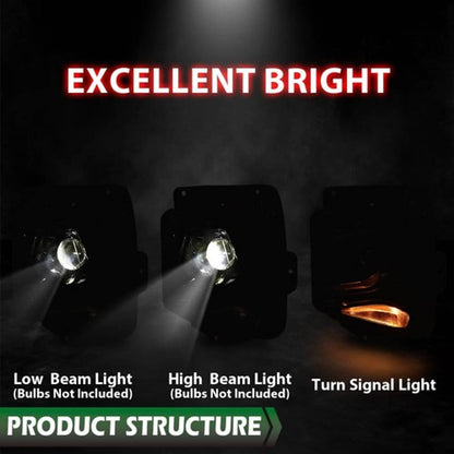 Solid Spare Fit For 2019-2021 Chevy Blazer HID/Xenon Model Left Projector Headlight Headlamp