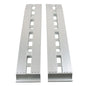 Solid Spare 2-Piece 60''x12'' Ramps 6500Lbs Car Trailer Truck Ramps Hook End Knife Aluminum