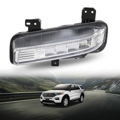 Solid Spare Fit For 20-24 Ford Explorer Front Bumper LED Fog Light Driving Lamp Left Side