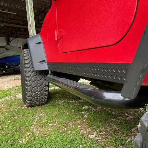 Solid Spare For 1997-2006 Jeep Wrangler TJ 11650.05 LH&RH Side Body Armor Rocker Panel Kit