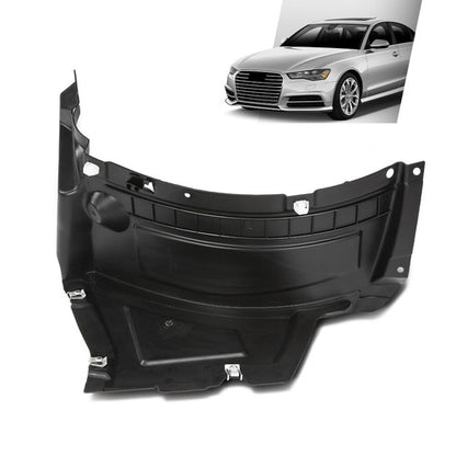 Solid Spare Fit For 16-18 Audi A6 S6 Front Left Side Front Section Fender Liner AU1250110