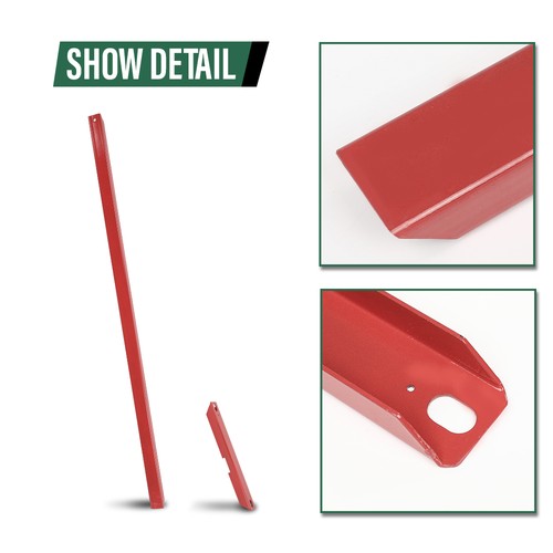Solid Spare Fit For Mustang/Cobras 79-04 Subframe Connectors Control Arm Red Powder Coated