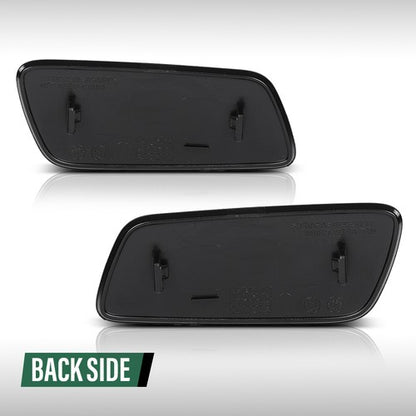 Solid Spare Fit For 17-25 Volvo S90 V90 Cross Country Headlight Washer Cover Cap Left+Right