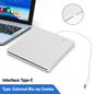Type-C External Portable  Drive DVD Combo Player Reader for Win11 Mac OS