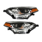 Solid Spare Pair For Toyota Corolla 2014-2016 Headlights Driver+Passenger Side Clear Lens