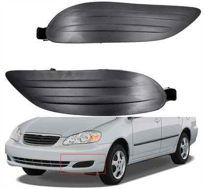 Solid Spare Left + Right For Toyota Corolla 2005-2008 Fog Light Lamps Cover Insert