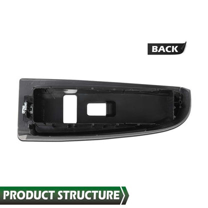 Solid Spare Fit For 03-2007 Chevy Silverado GMC Sierra Front Right Window Switch Bezel Gray