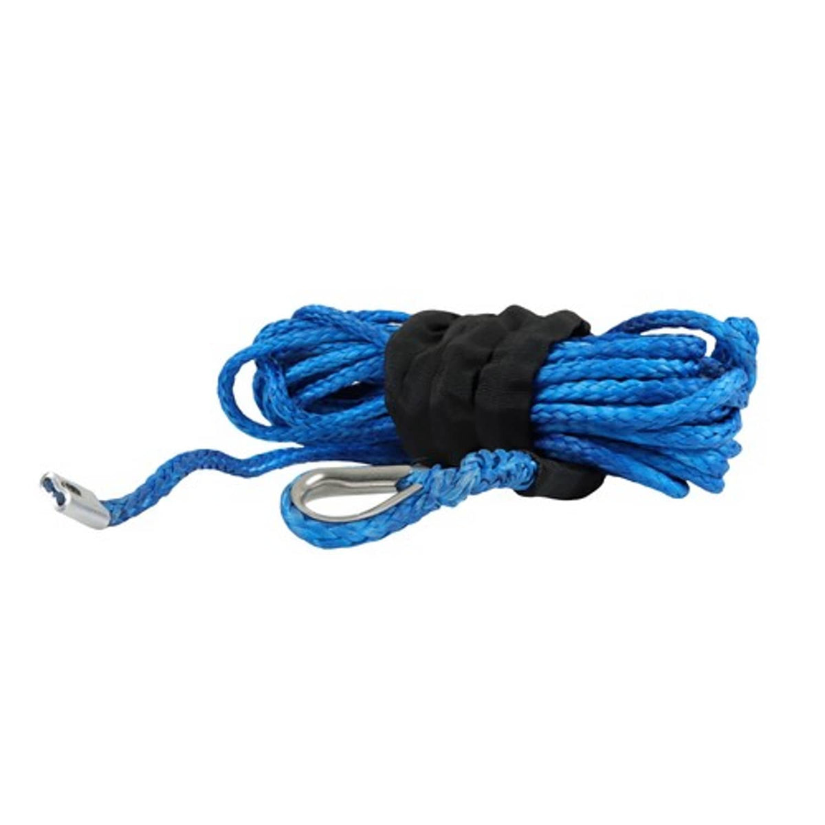Solid Spare For ATV 5/16"x50' 12000LBS Blu Synthetic Winch Rope Line Recovery Cable
