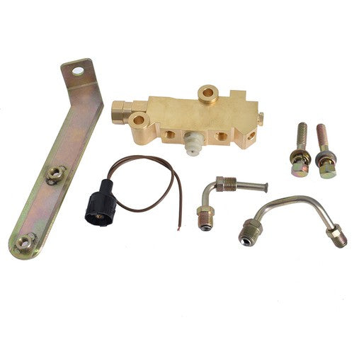 Solid Spare Disc Brake Proportioning Valve 9/16" 1/2" Lines&Bracket PV2 Combination 1722215