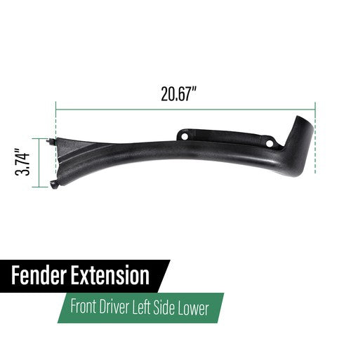 Solid Spare Fit For 1996-2023 Chevrolet Express GMC Savana Front Left Side Fender Extension