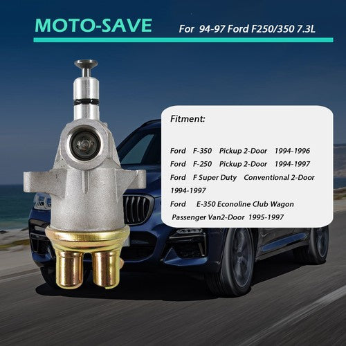 Solid Spare Diesel Powerstroke Lift Valley Fuel Pump F6TZ9350A For Ford F250 350 1994-1997