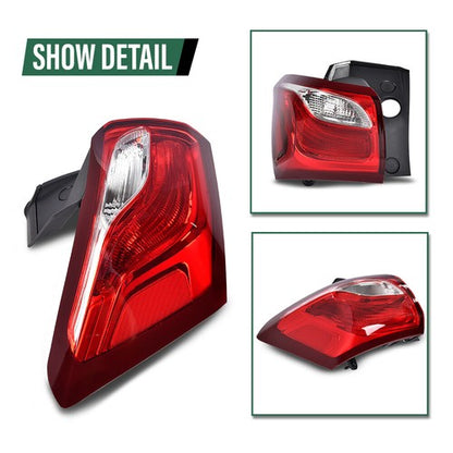 Solid Spare Halogen Tail Light Brake Lamp Outer Left Side Fit For 18-20 Chevrolet Equinox