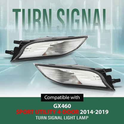 Solid Spare Front Left+Right Side Turn Signal Lights Lamps Fit For 2014-2019 Lexus GX460