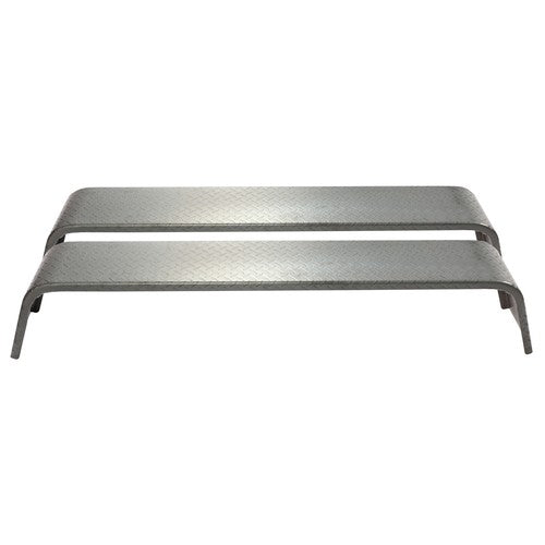 Solid Spare 2 PCS Steel Diamond Tread Plate Tandem Axle Trailer Fenders 10-1/4"x72-7/8"x13"