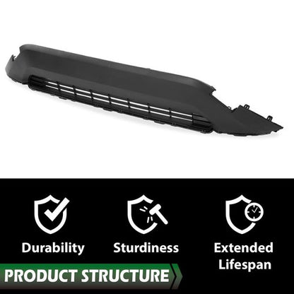 Solid Spare Fit For 2019-2022 Toyota RAV4 Black Front Bumper Lower Grill Grille TO1036209