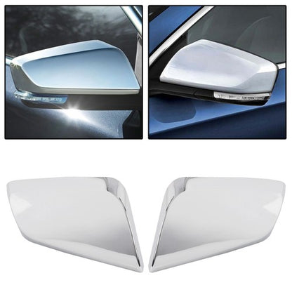 Solid Spare For 2014-2020 Chevy Impala Clip-On Triple Mirror Covers Trims Replacement Chrome