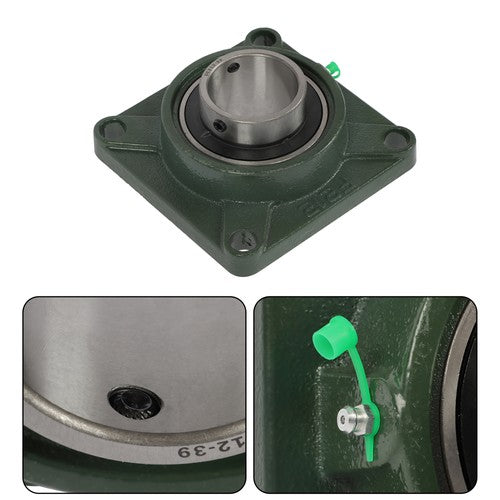 Solid Spare 6 Pcs Self-Aligning UCF212-39 Pillow Block Bearing Solid Base 2-7/16" Bore