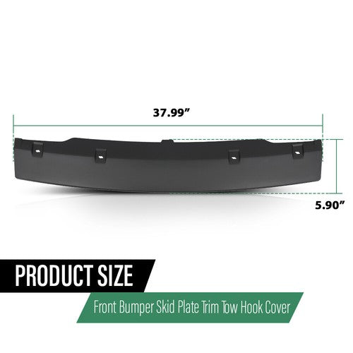 Solid Spare Fit For 10-13 Land Rover LR4 Front Bumper Skid Plate Tow Hook Eye Cover