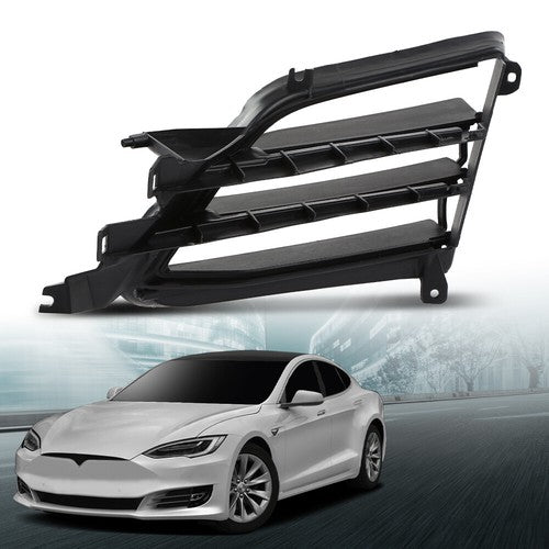 Solid Spare Fit For Tesla Model S 16-21 Front Driver Air Shutter Active Grill LH Left Side