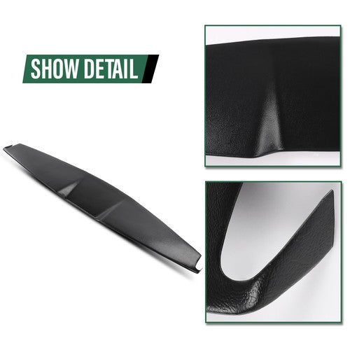 Solid Spare TPE Dashboard Dash Cover Overlay Black Fit For 2005-2009 Ford Mustang Base Model